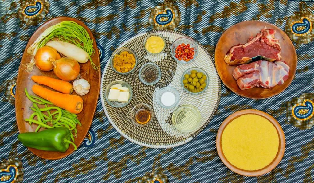 Ingrédients - Couscous Marocain