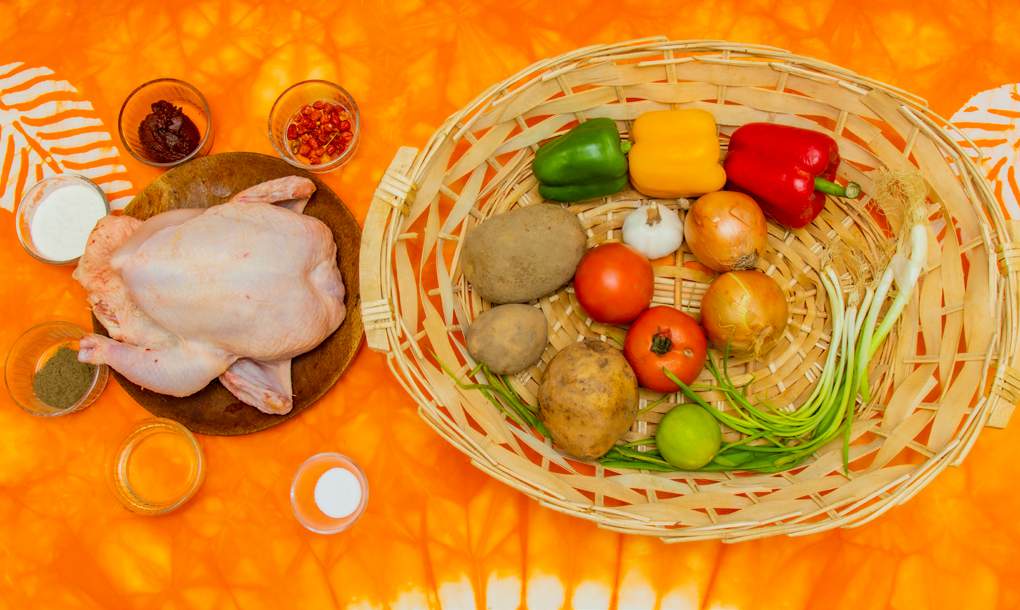 Ingrédients - Poulet Sauté